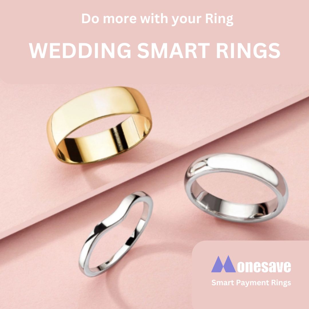 Coby Gold | Wedding Bands Smart Payment Rings | Gold platted 24k