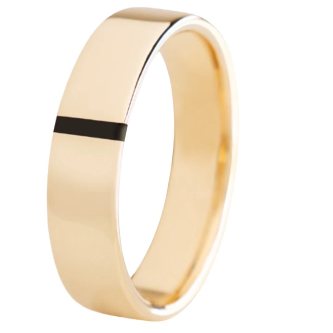 Coby Gold | Wedding Bands Smart Payment Rings | Gold platted 24k