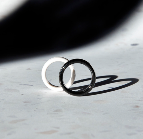 Cai Black |Mastercard Contactless Payment Ring | Black