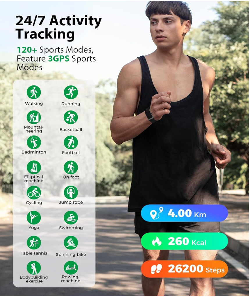 Orukka Caesar | Smart Fitness Bracelet | Monitor your health