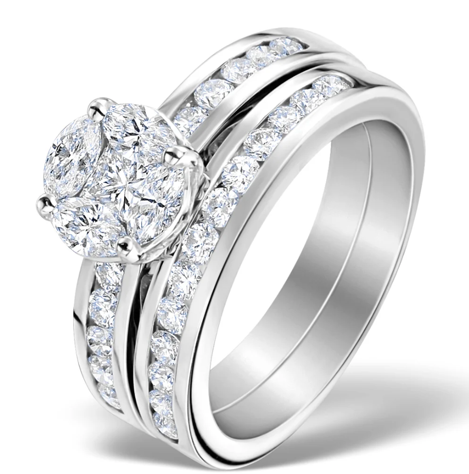 Anillos de boda con pago inteligente | Anillos de boda de alta joyería | Anillos de boda para él/ella
