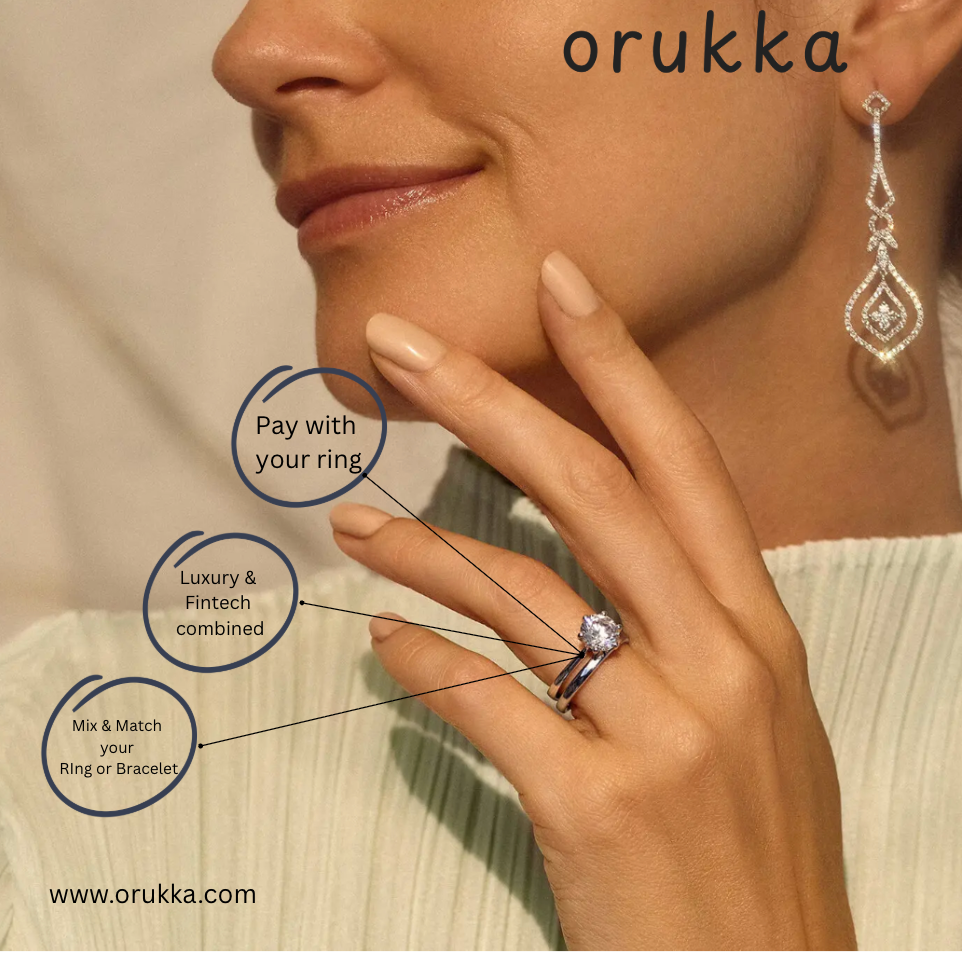 Anillos de boda con pago inteligente | Anillos de boda de alta joyería | Anillos de boda para él/ella