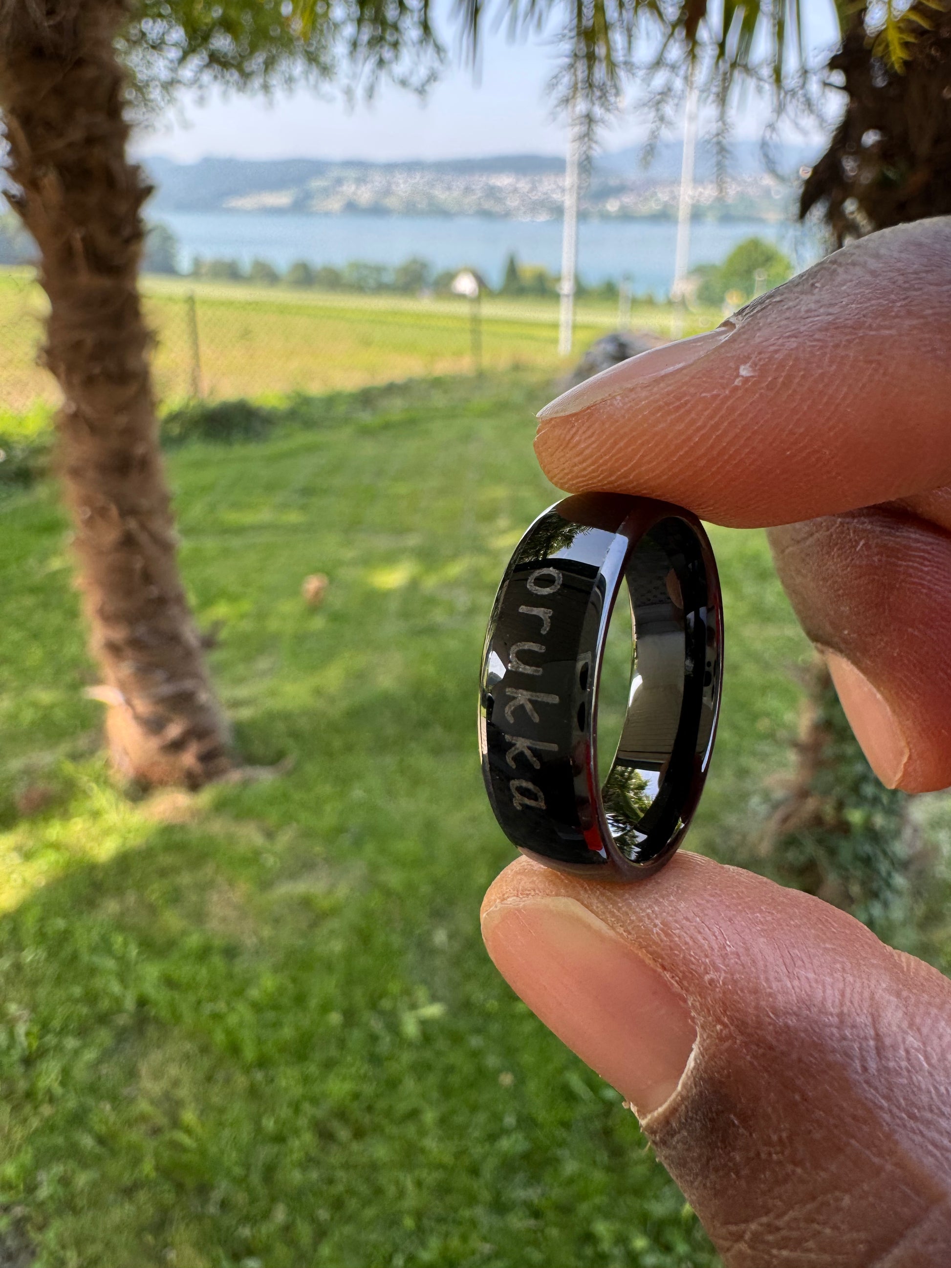 Anillo de pago Mastercard | Anillo inteligente para pagos sin contacto | Toca y listo | Negro