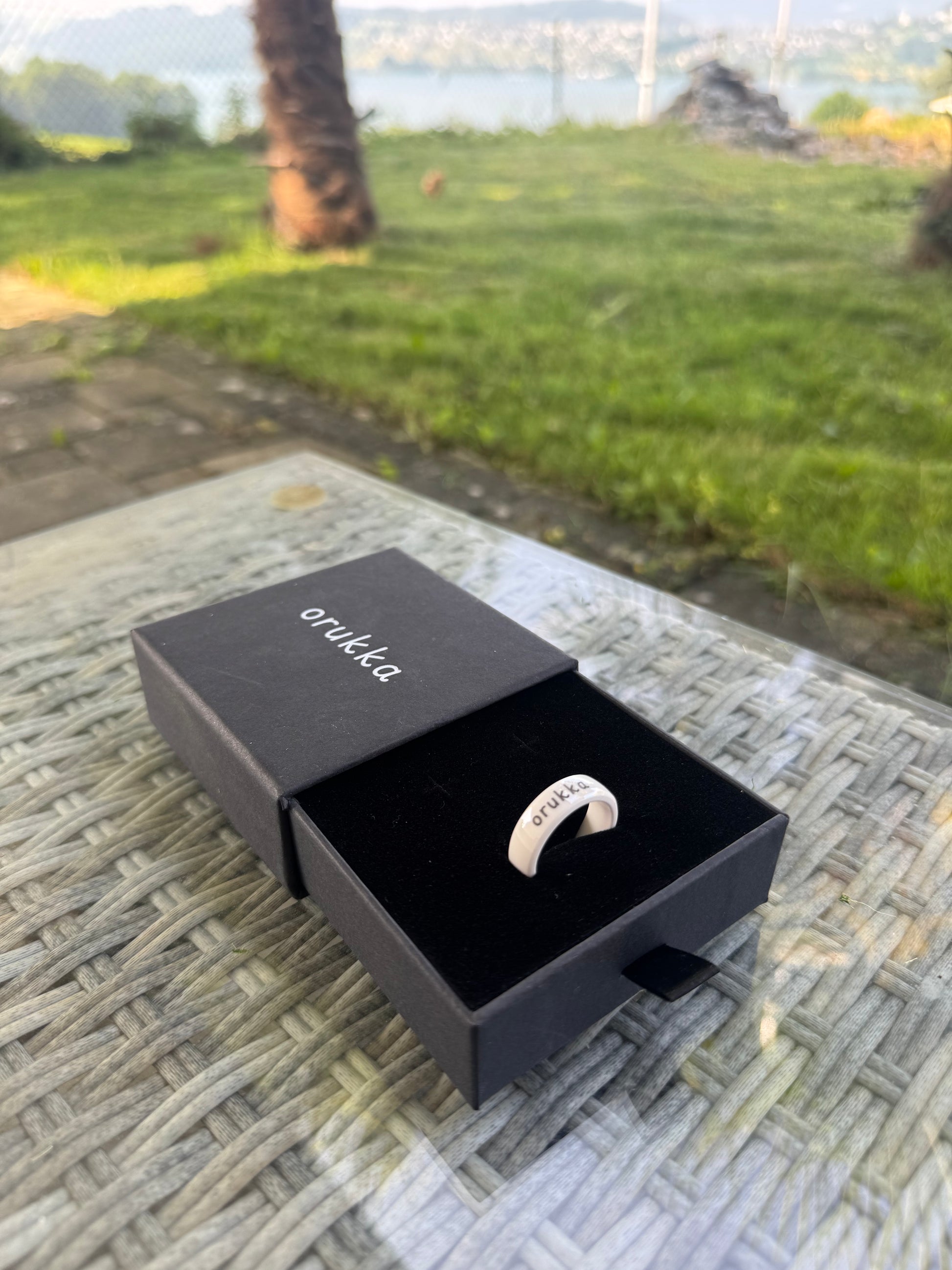 Anillo de pago Mastercard | Anillo inteligente para pagos sin contacto | Toca y listo | Blanco
