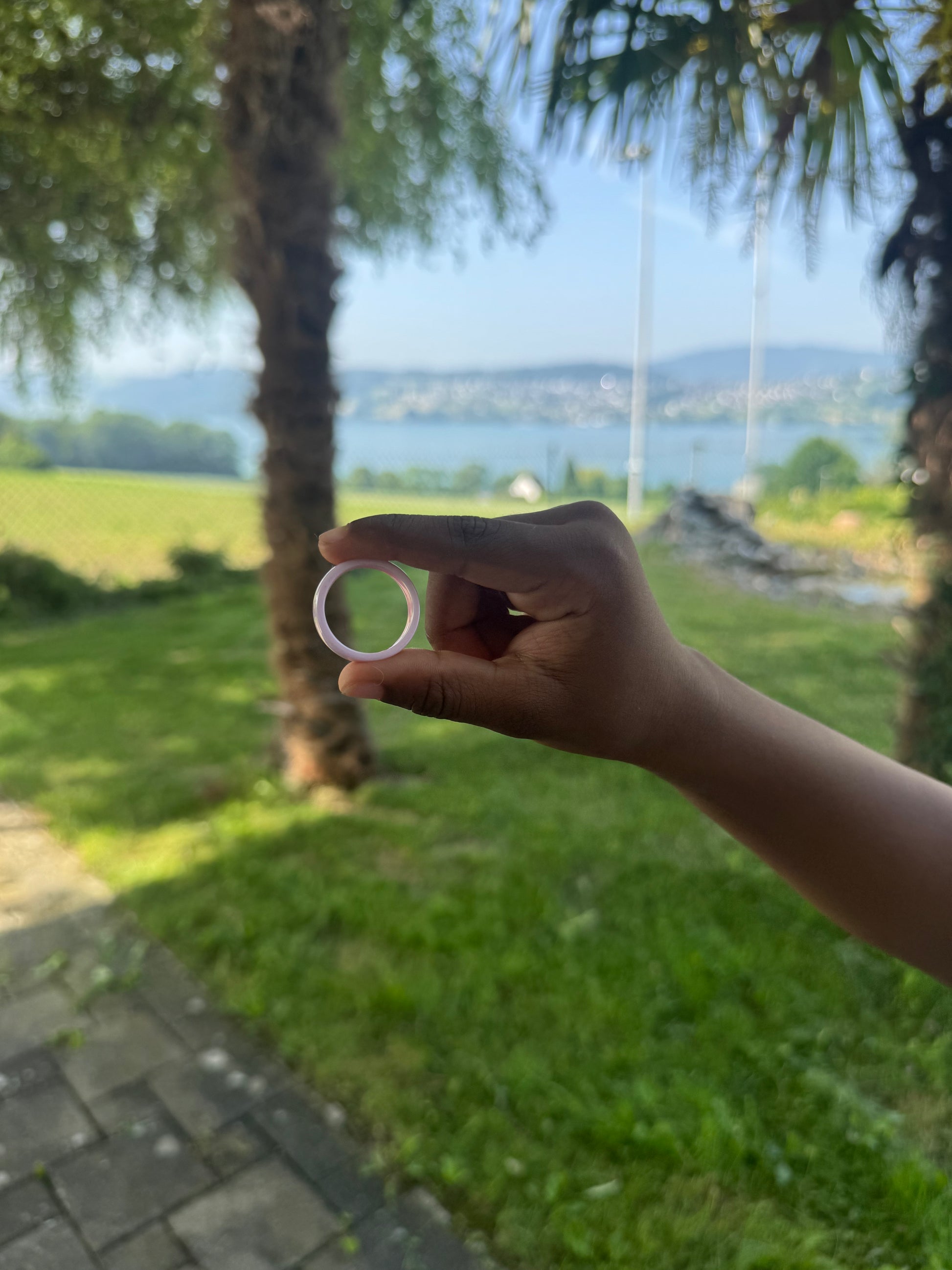 Anillo de pago Mastercard | Anillo inteligente para pagos sin contacto | Toca y listo | Rosa