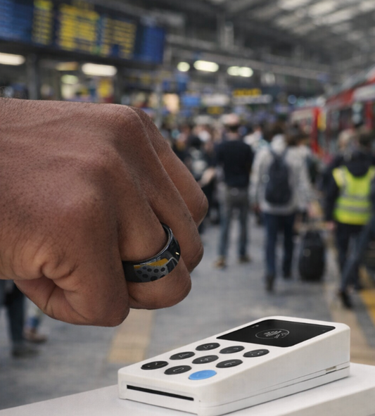 Orukka Cai | Mastercard Contactless Payment Ring | Black